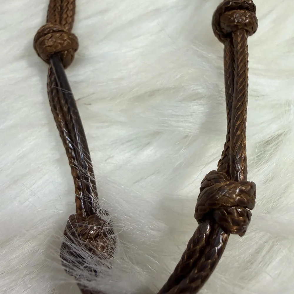 🩷5/$10🩷 paparazzi Brown Knotted Cord Hair Accessory